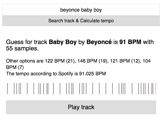 Beat Detection Algorithm Example