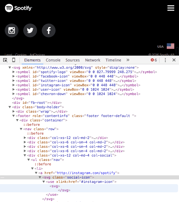 Including SVGs in the markup