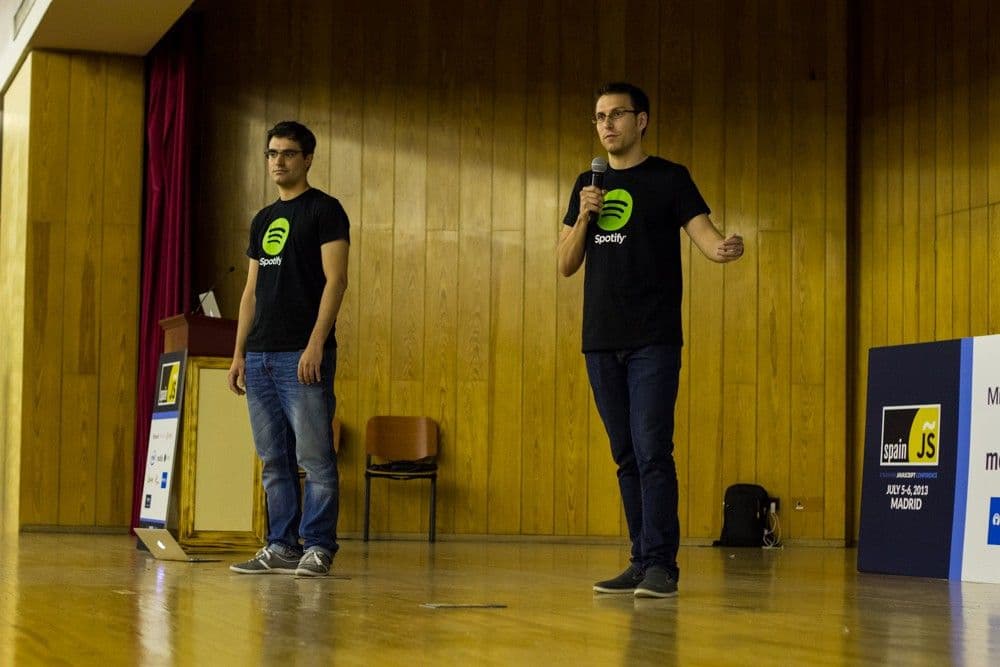Tomás Pérez and José M. Pérez in Spain.js 2013